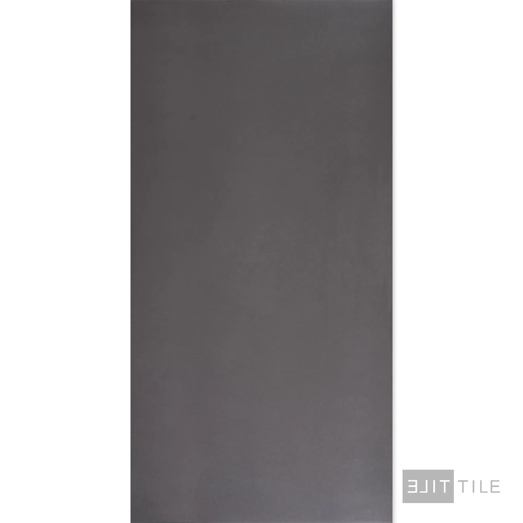Quartz Prefab Countertop Right 9'X'2' Concrete Grey Polished