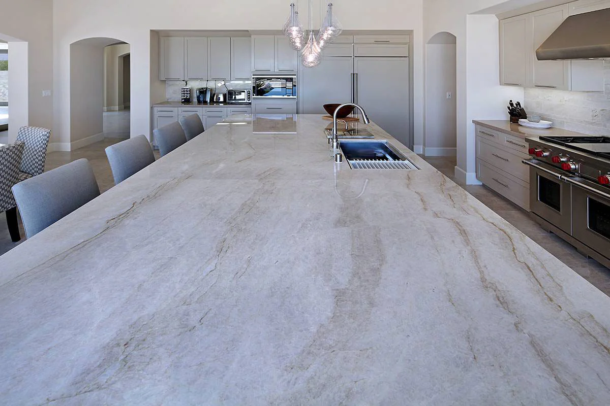 Quartzite Prefab 42X108X2CM Taj Mahal Brushed - Image 4