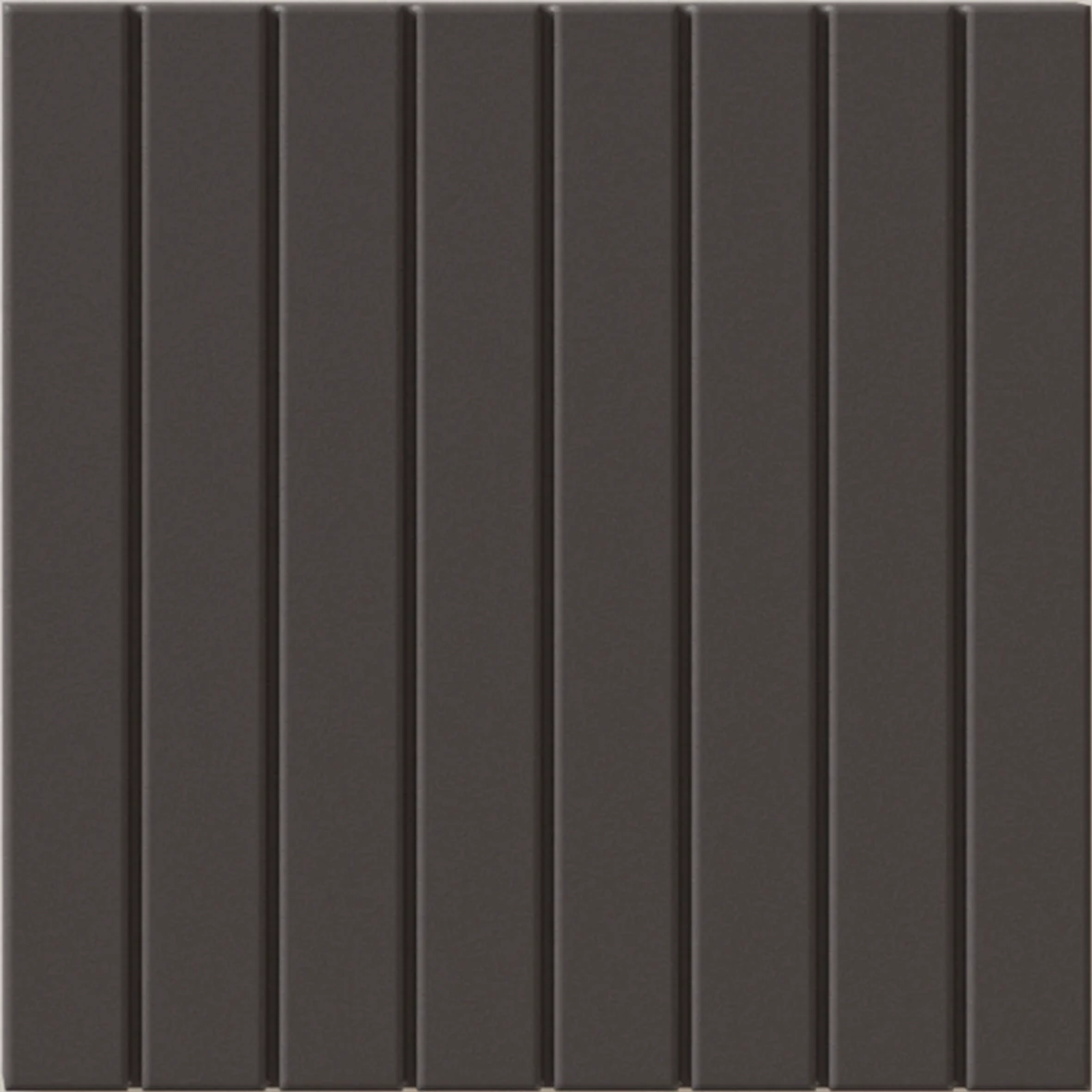 Raster Lines S Matte 6X6 Basalt