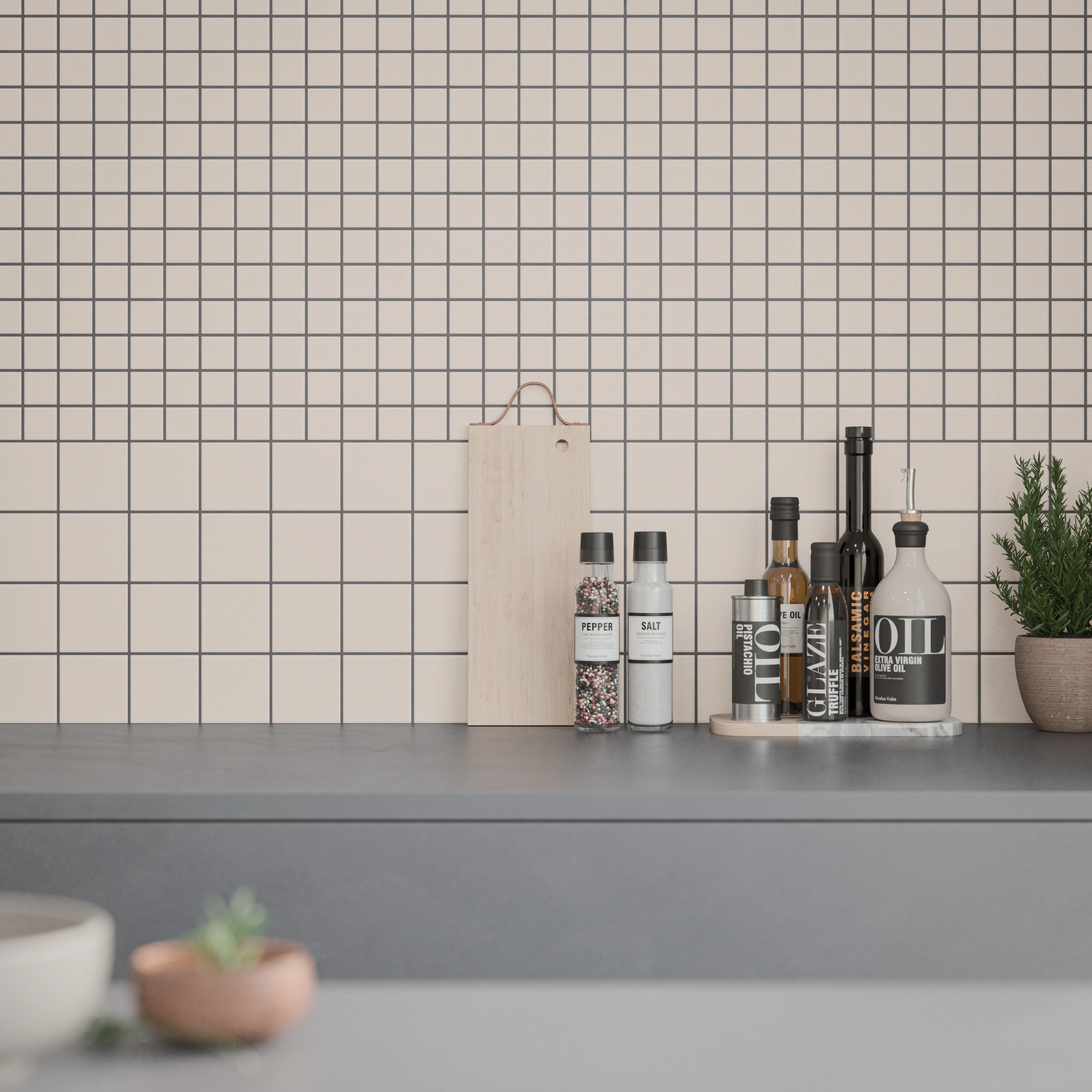 Raster Grid S Matte 6X6 Chalk - Image 2