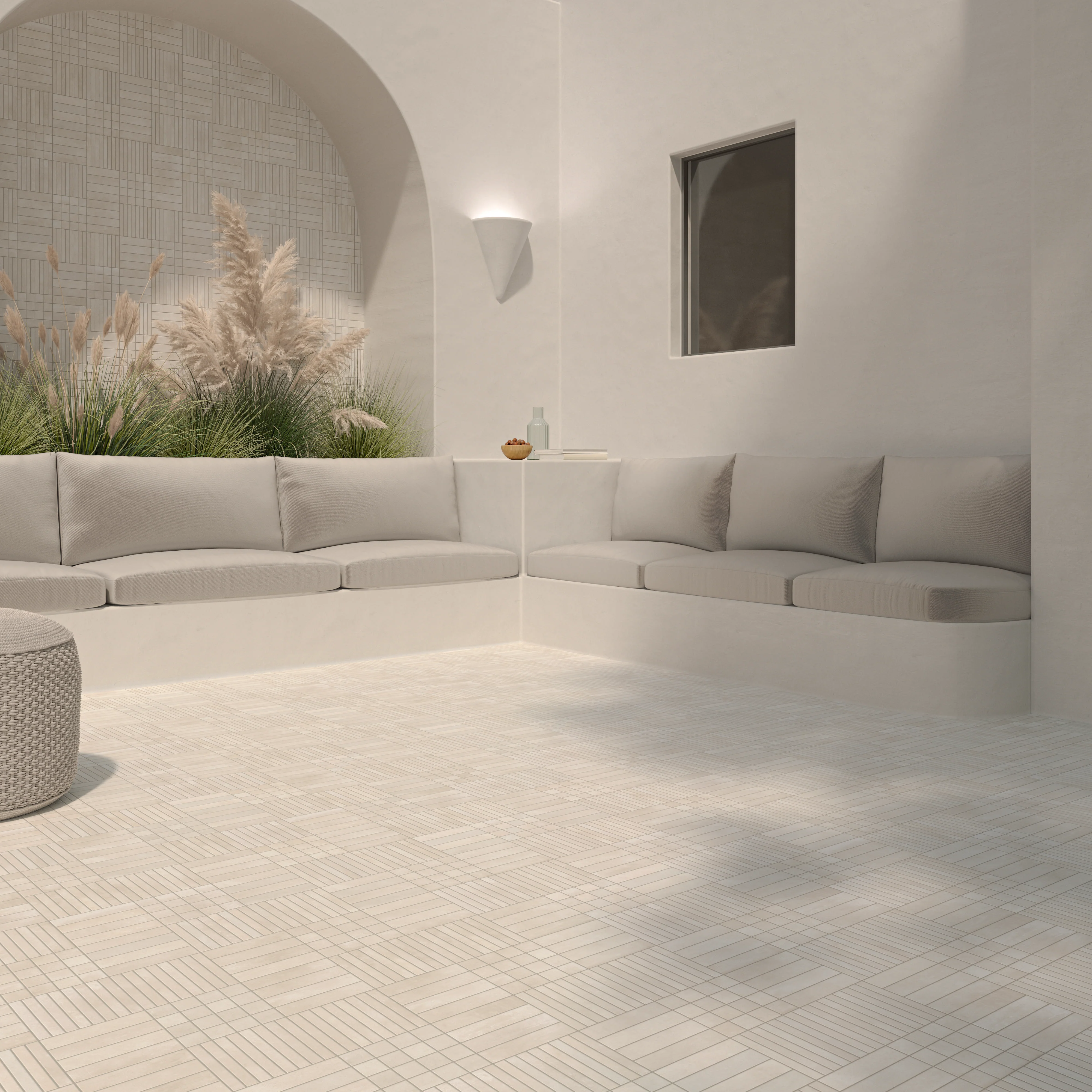 Raster Grid S Matte 6X6 Off White - Image 2