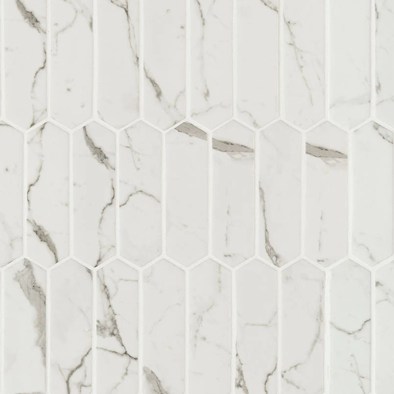 Revaso Recycled Glass Picket Statuario Celano