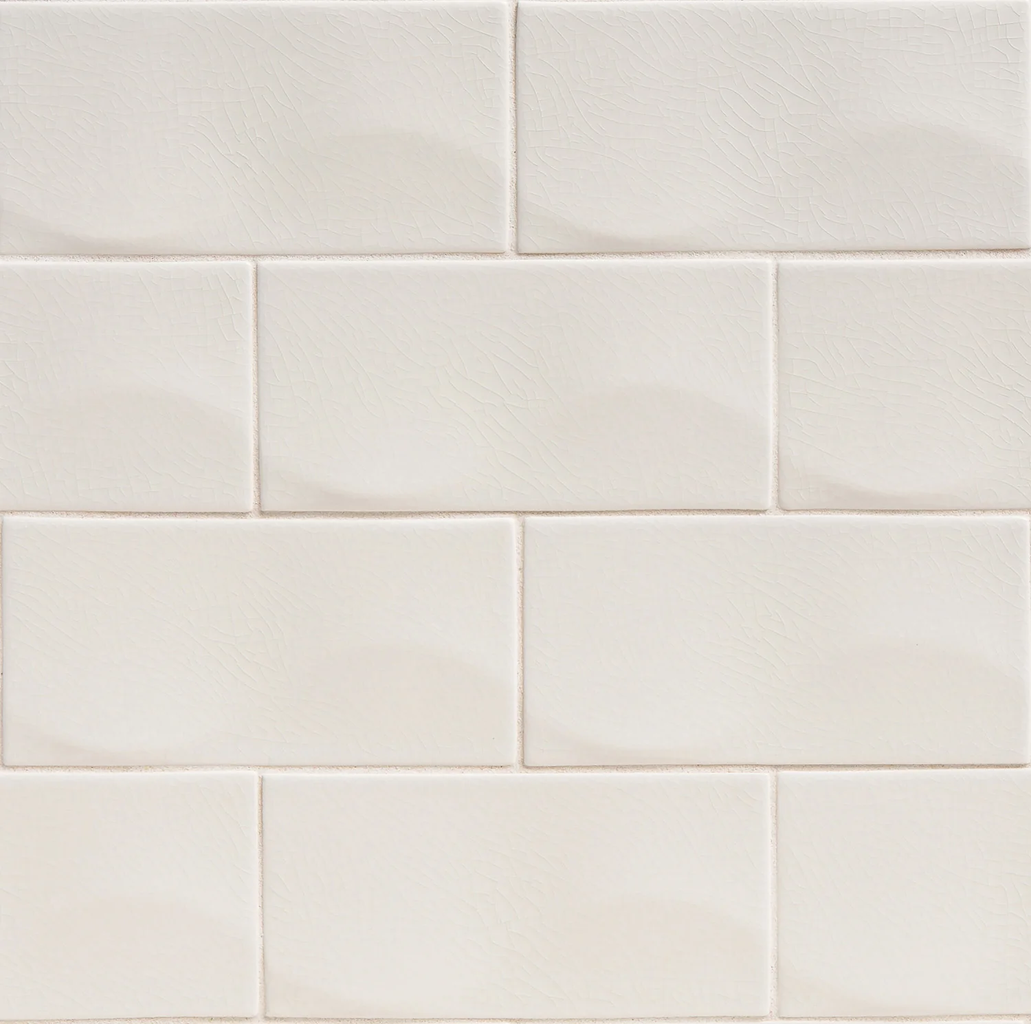 Robert A.M. Stern Collection Wave Rectangle 3X6 Frost Gloss