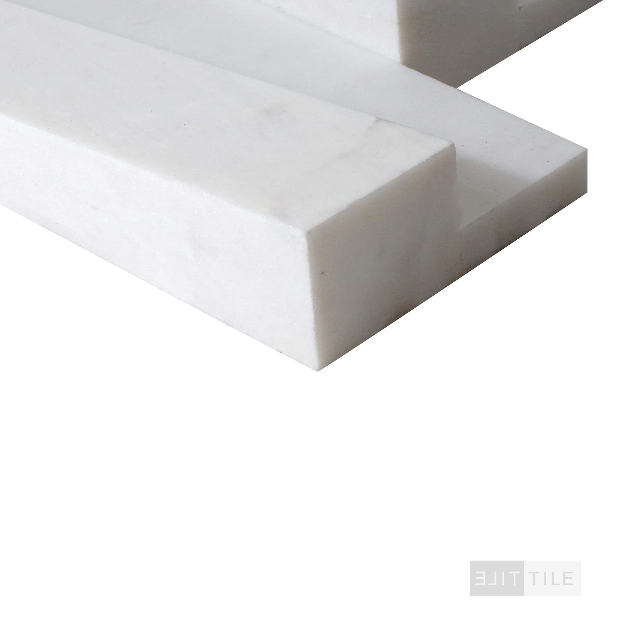 Rockmount Marble Stacked Stone Panel 6X24 Cosmic White Honed - Image 4