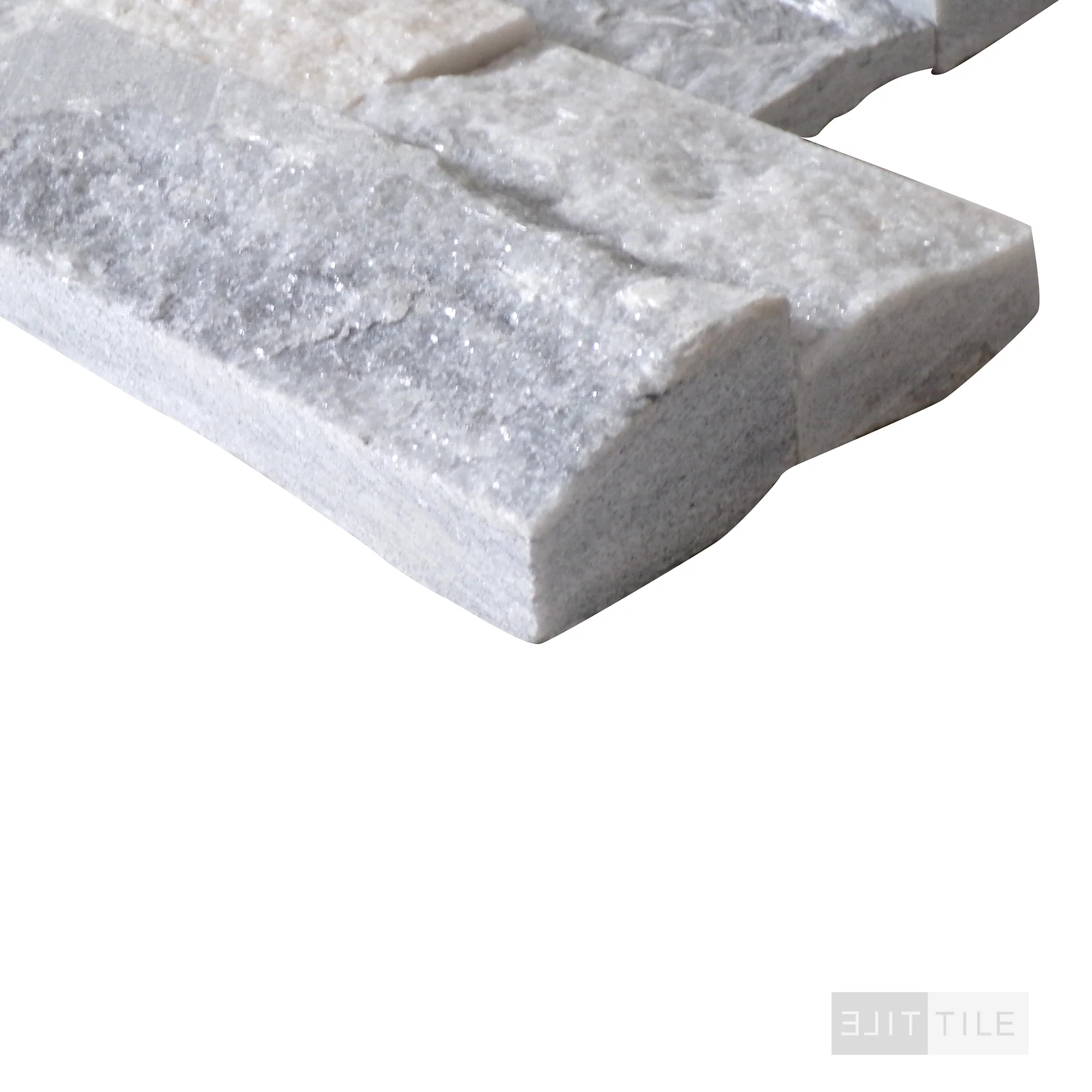Rockmount Marble Stacked Stone Panel 6X24 Gray Splitface - Image 4