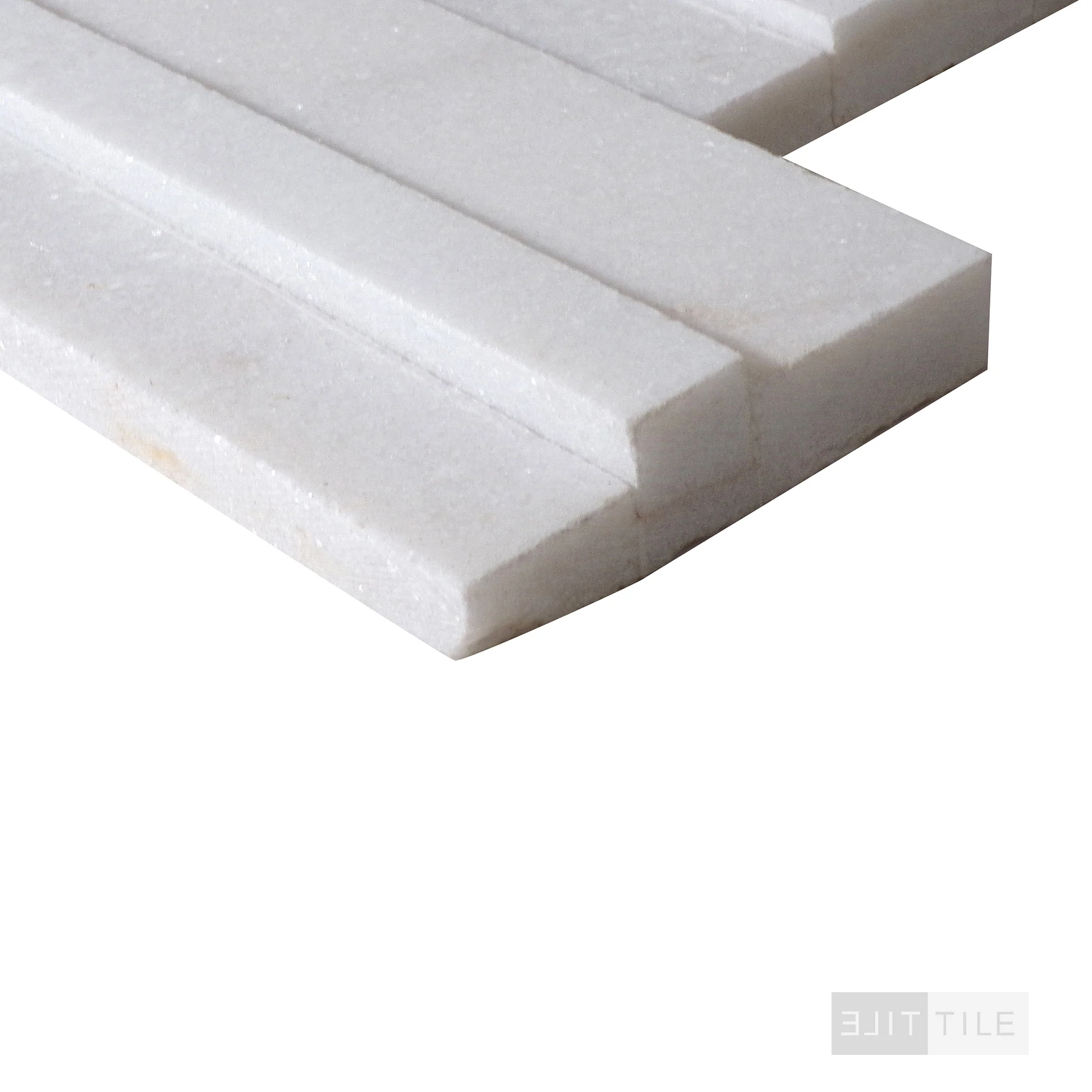 Rockmount 3D Marble Ledger Panel 6X24 White Honed - Image 4