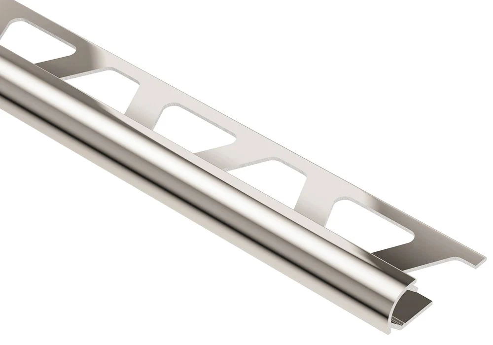 Rondec Bullnose Trim Alum Polished Nickel Anodized 1/2 in RO125ATG
