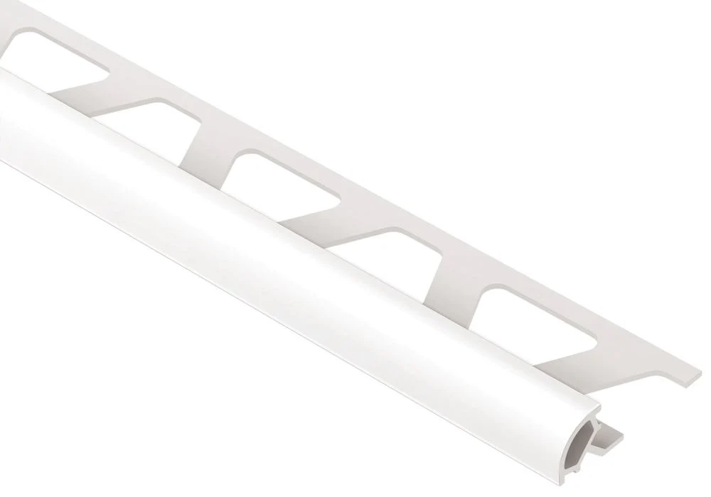 Rondec Bullnose Trim Pvc Alum Bright White 3/8 in PRO100BW