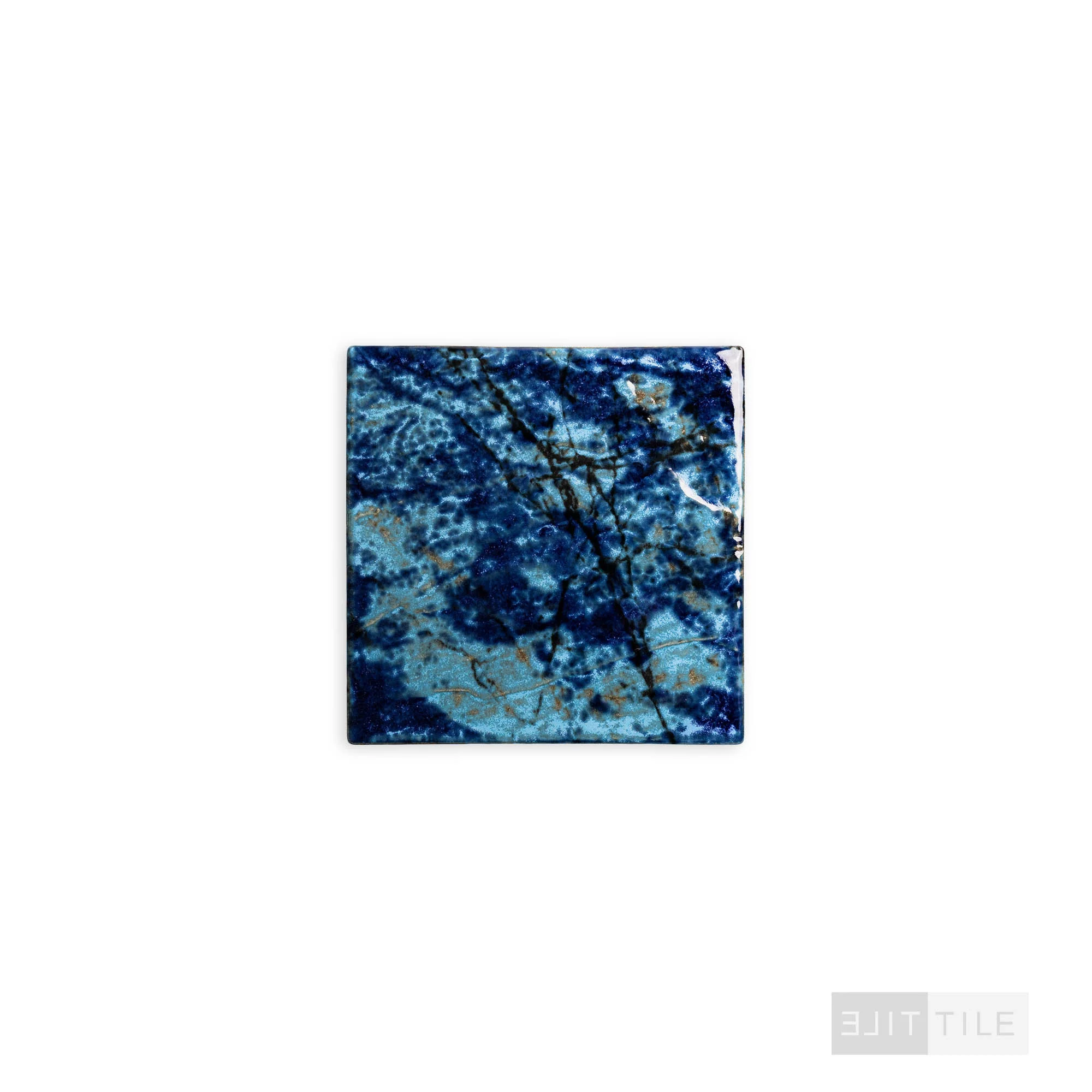 Saga 6X6 Cyan Blue Semi Gloss - Image 2