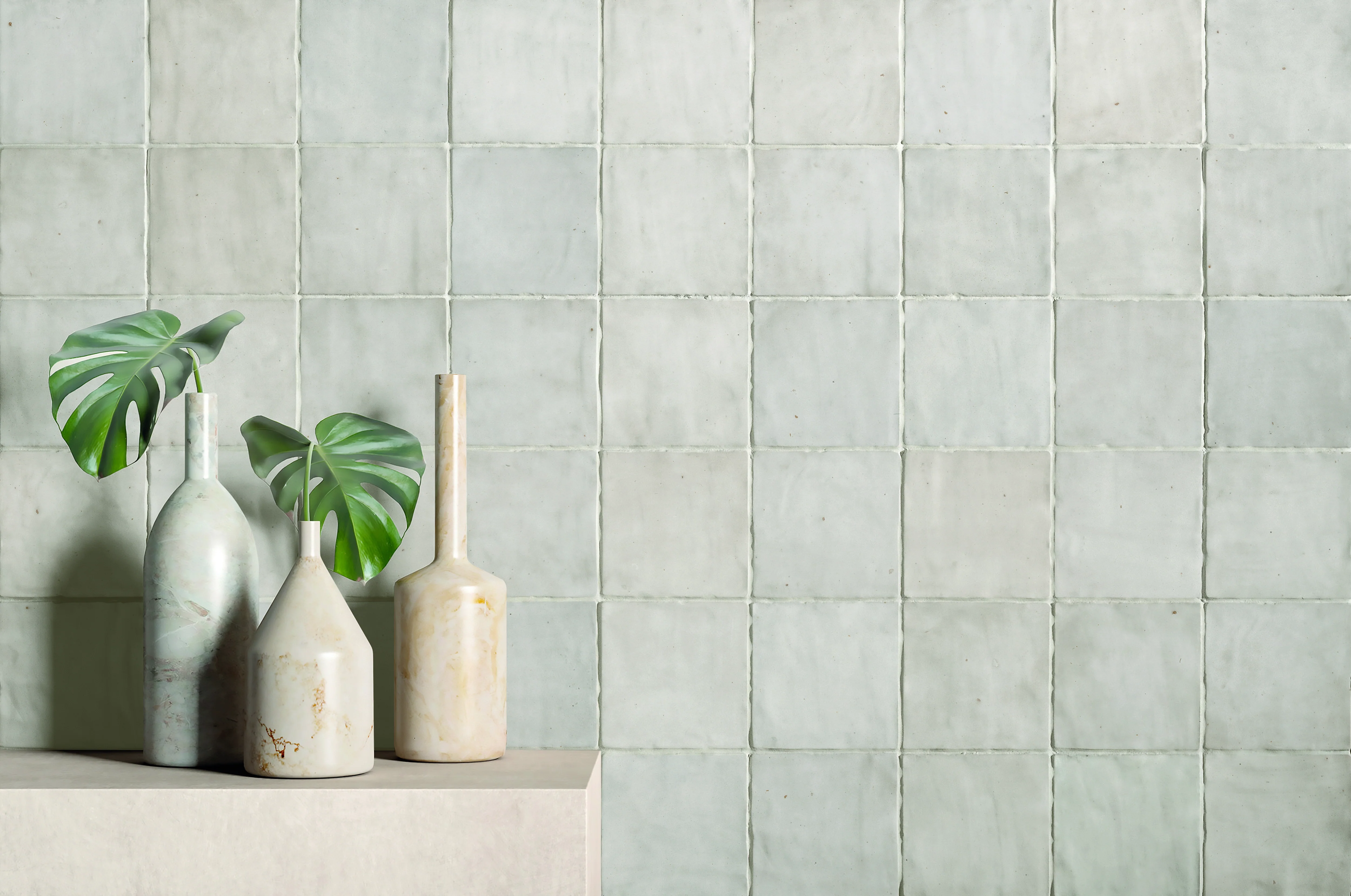 Sahn Wall Tile 4X4 White Matte - Image 2