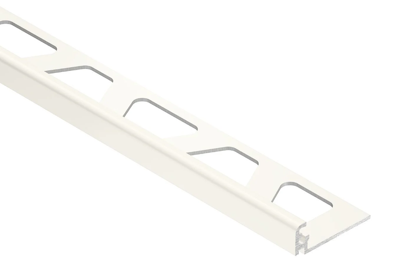Schiene Jolly Edge Trim Alum Matte White 3/8 in A100BW