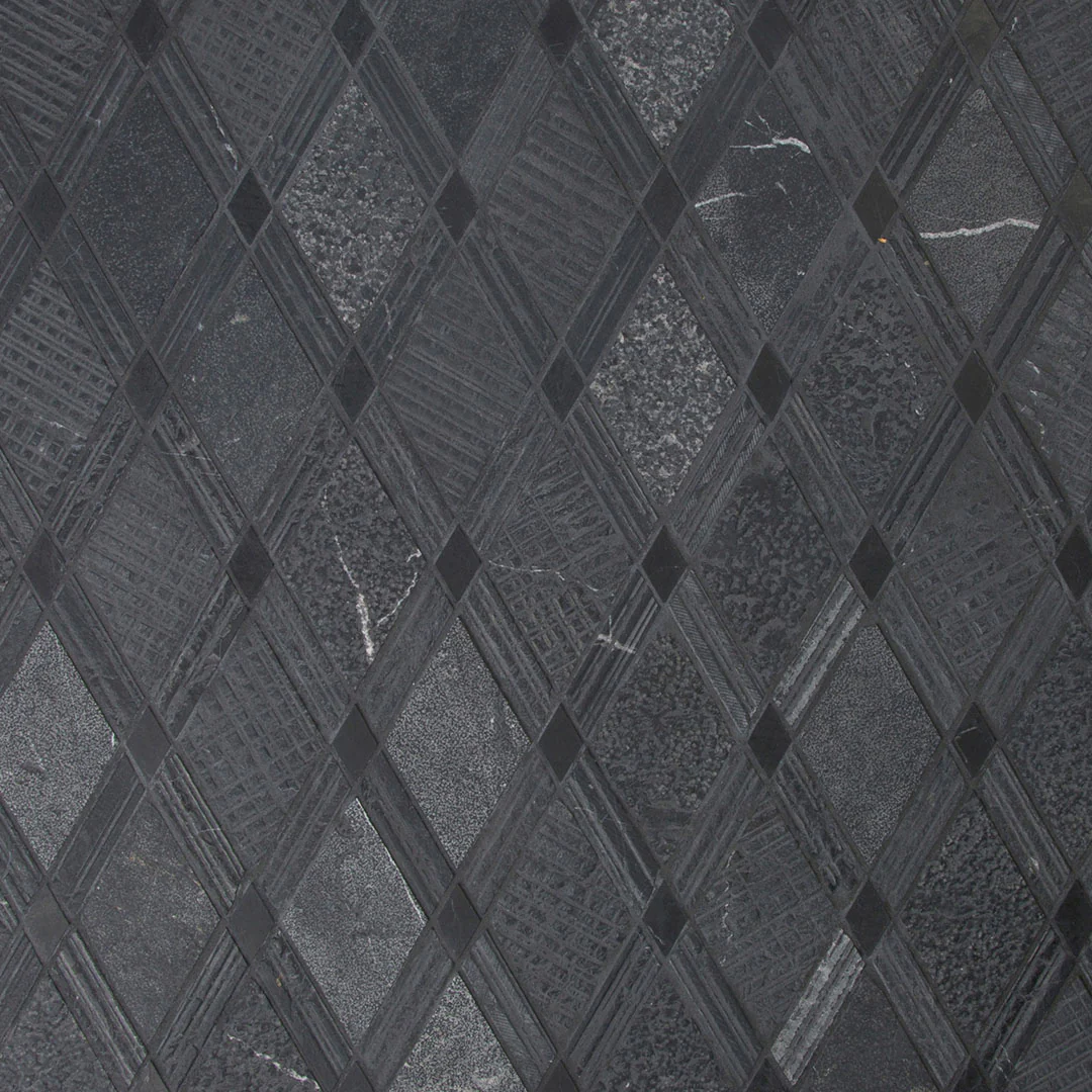 Shift Paragons Mosaic 12X12 Charcoal Textured