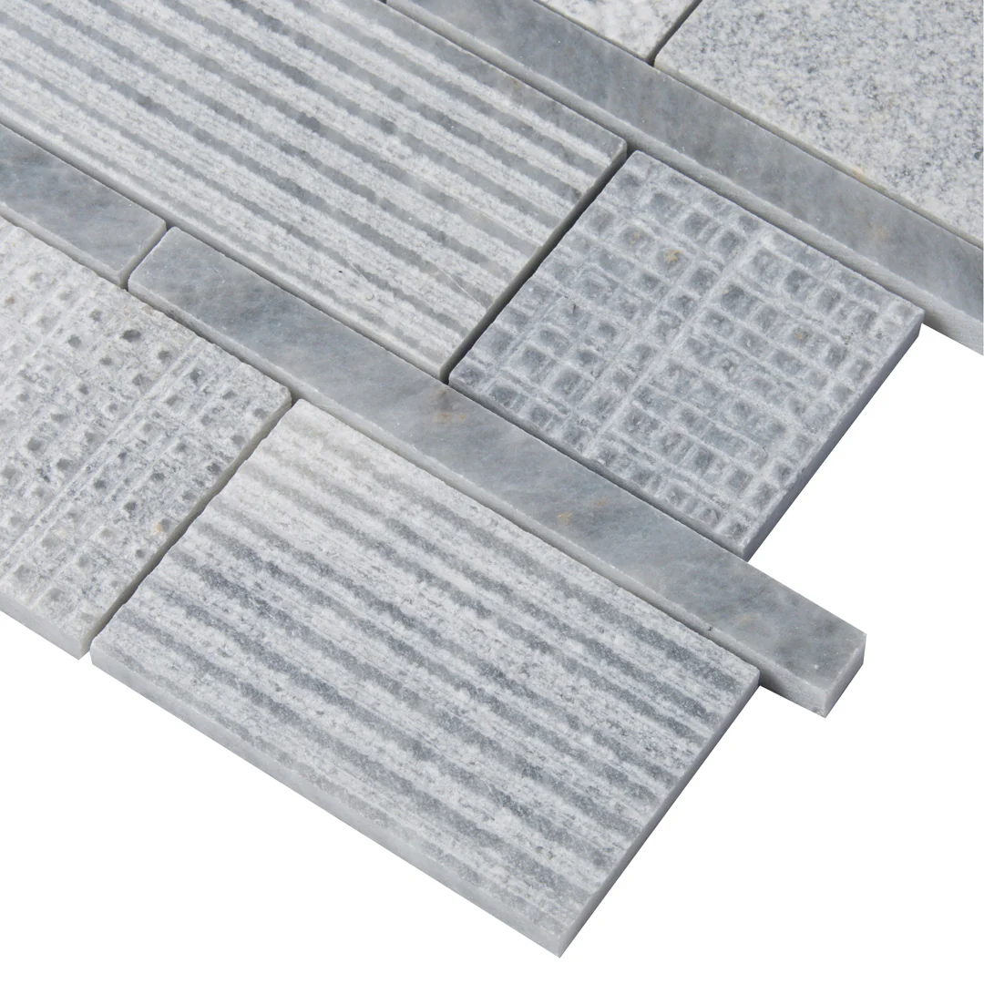 Shift Mosaic 13-1/8X12-1/8 Grey Textured - Image 3