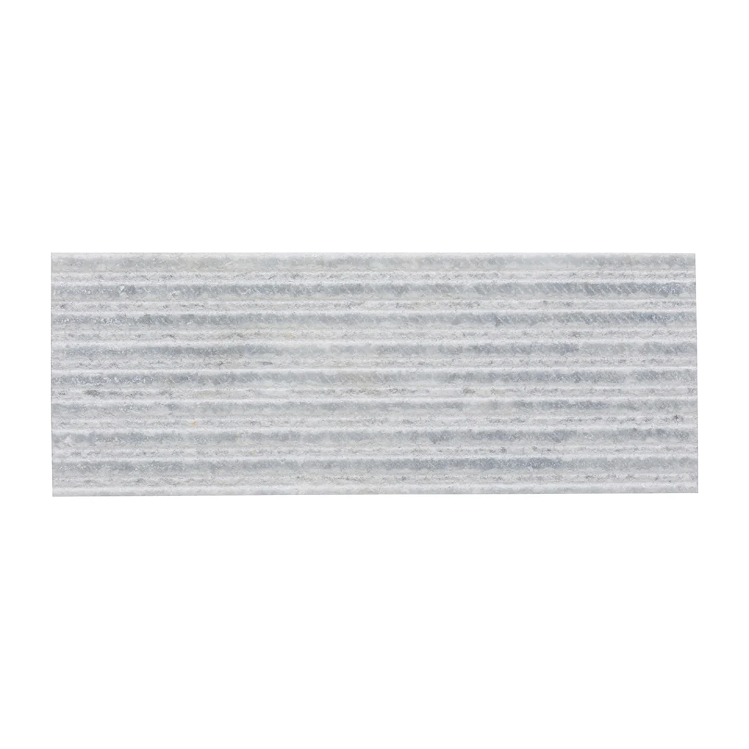 Shift Rake Rectangle Mosaic 3X8 Grey Textured - Image 2
