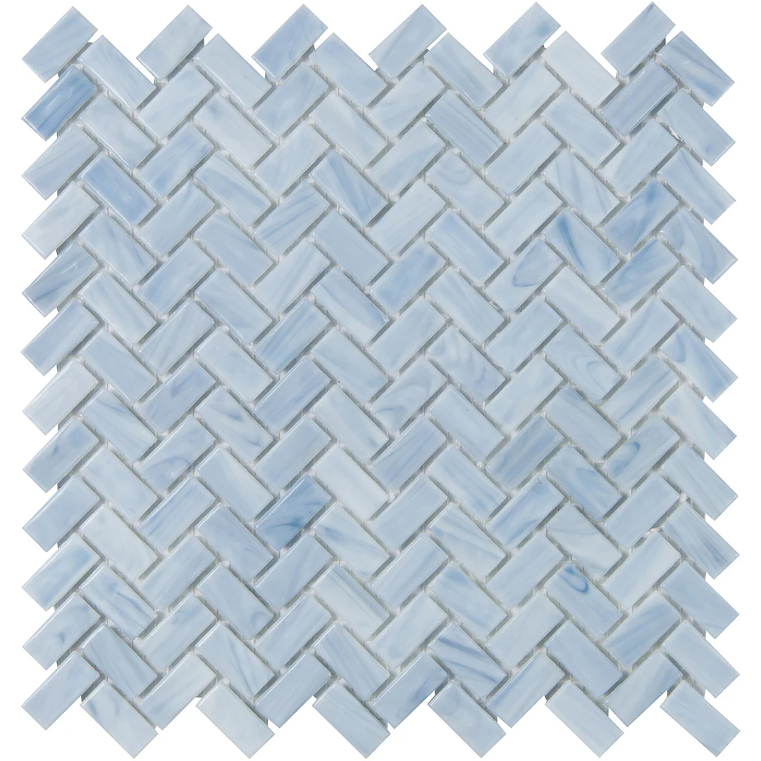 Shimmer Herringbone Mosaic 12X12 Tide Textured - Image 2