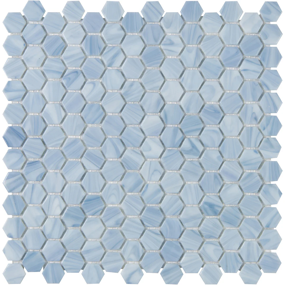 Shimmer Hexagon Mosaic 12X12 Tide Textured - Image 2