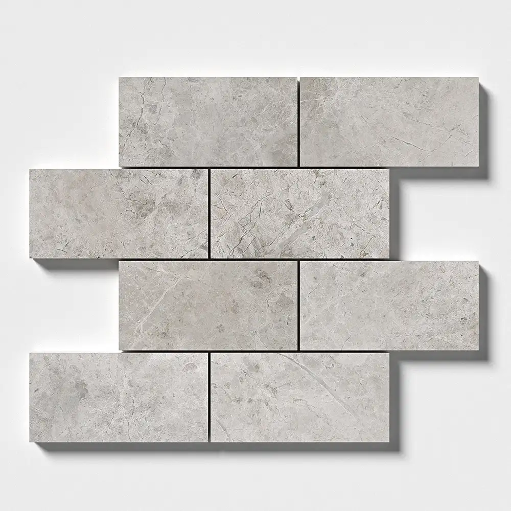 Silver Clouds Marble 2.75X5.5 Silver Clouds Polished