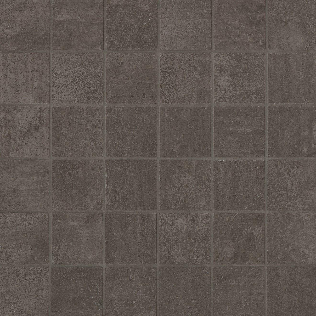 Simply Modern 2X2 Mosaic Honed 12X12 Coffee