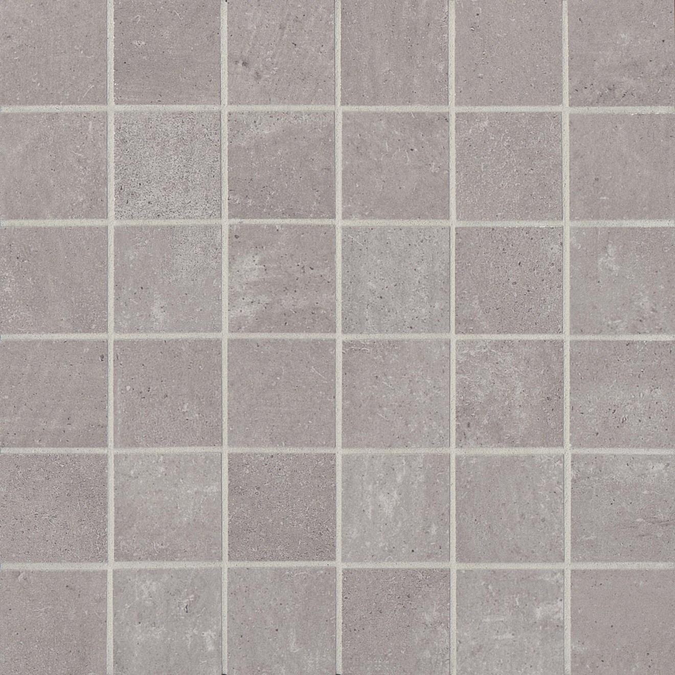 Simply Modern 2X2 Mosaic Honed 12X12 Grey