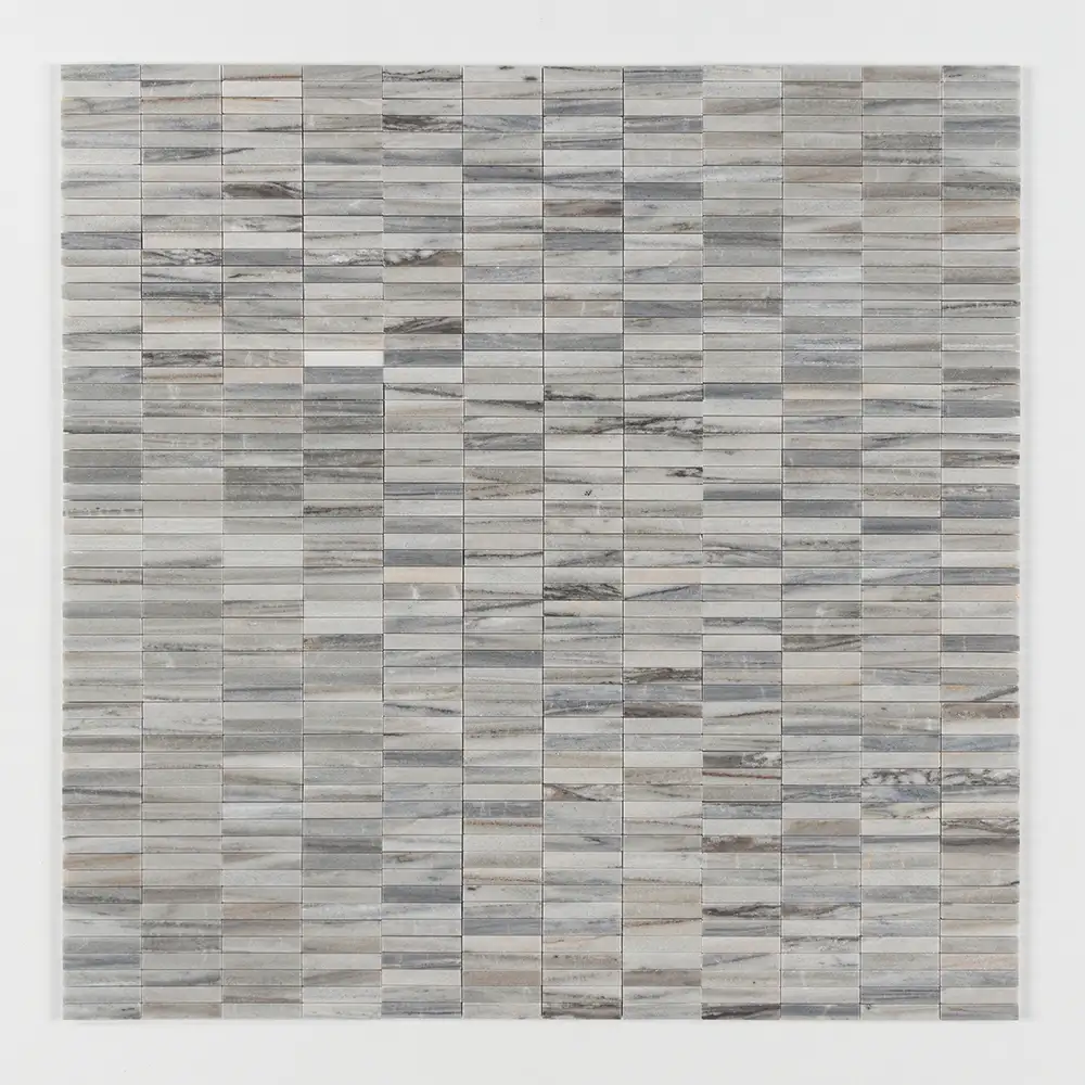 Skyline Honed Marble Stacked Mosaic 12X12 Skyline Honed