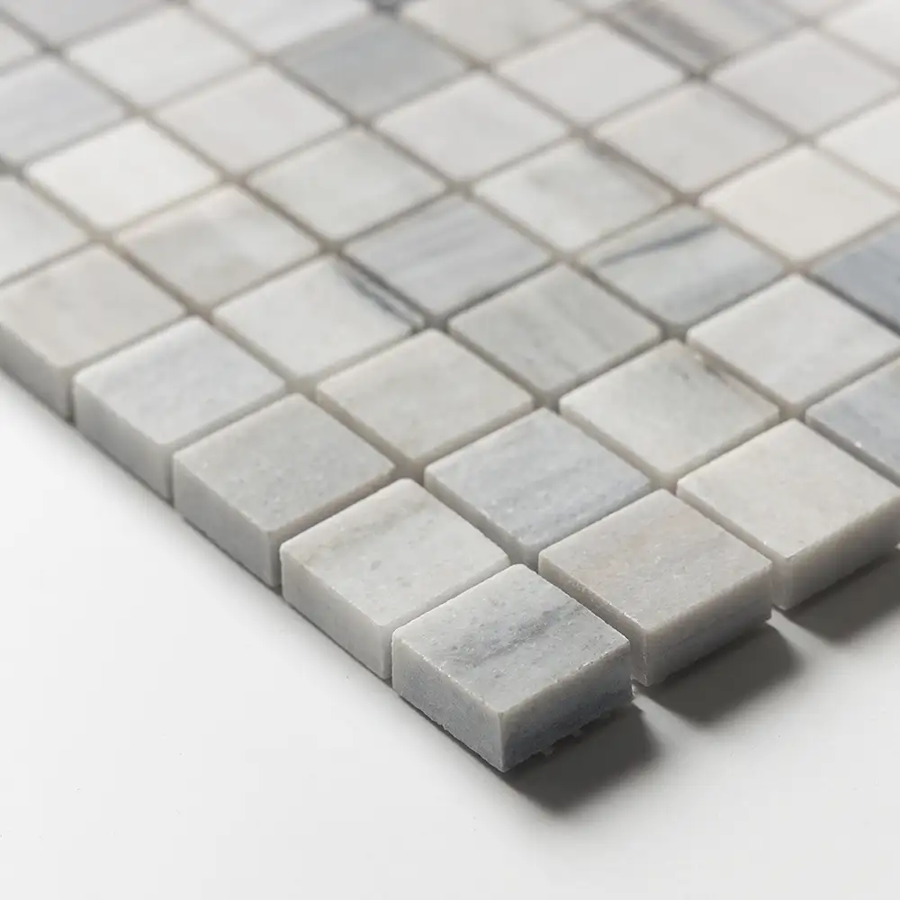 Skyline Honed Marble 1X1 Square Mosaic 12X12 Verona Honed - Image 3