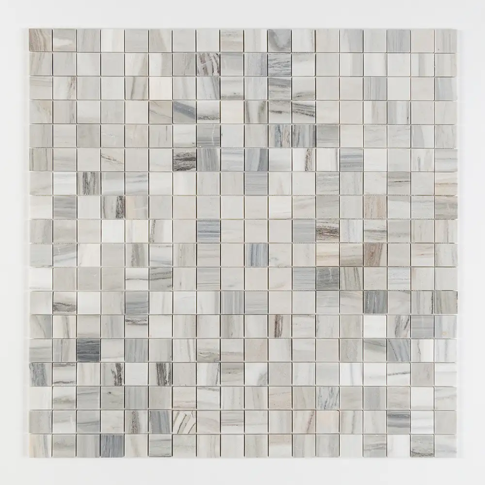 Skyline Honed Marble 2X2 Square Mosaic 12X12 Verona Honed