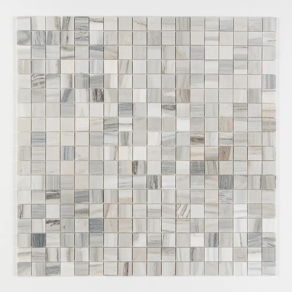 Skyline Polished Marble 2X2 Square Mosaic 12X12 Verona Polished