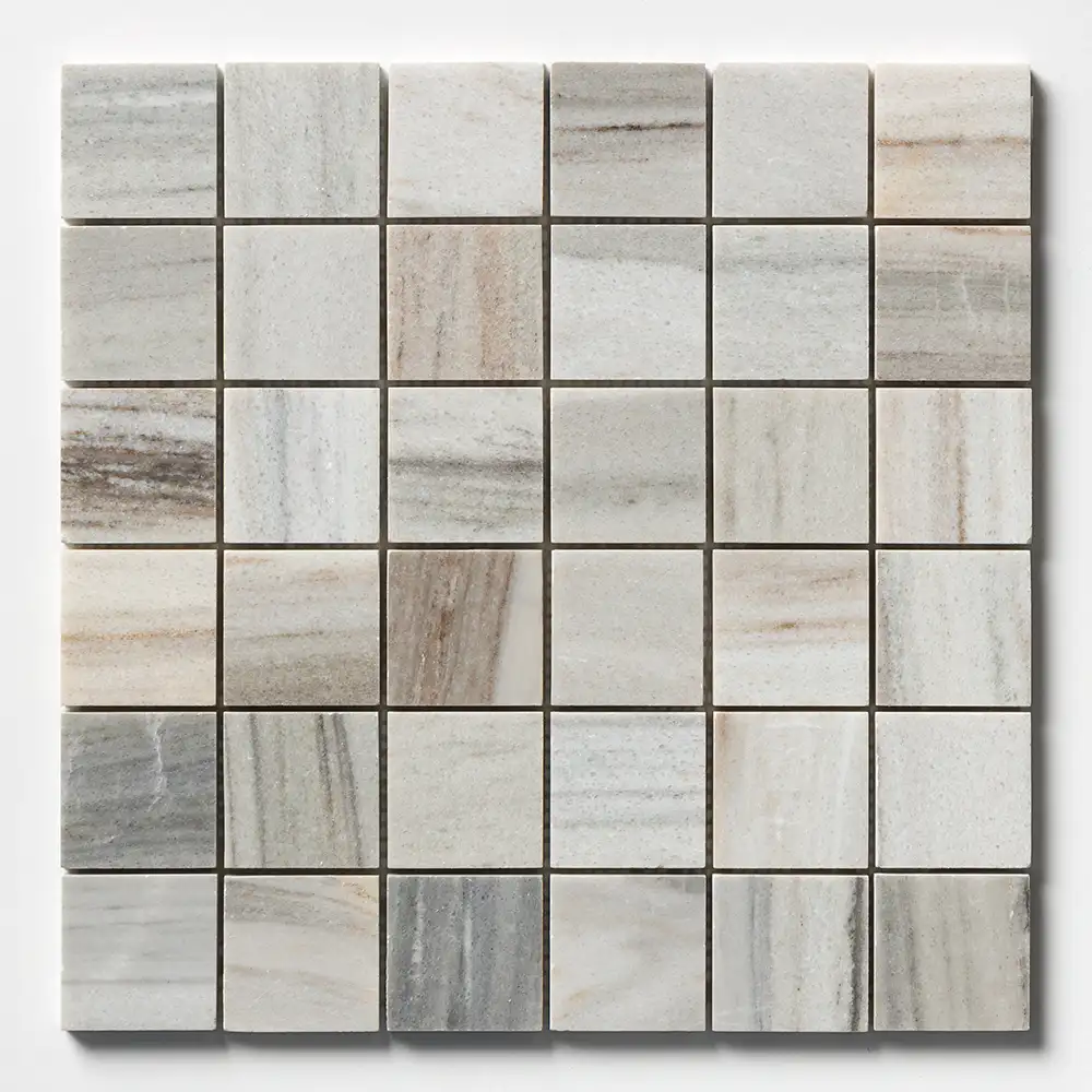 Skyline Polished Marble 2X2 Square Mosaic 12X12 Verona Polished - Image 2