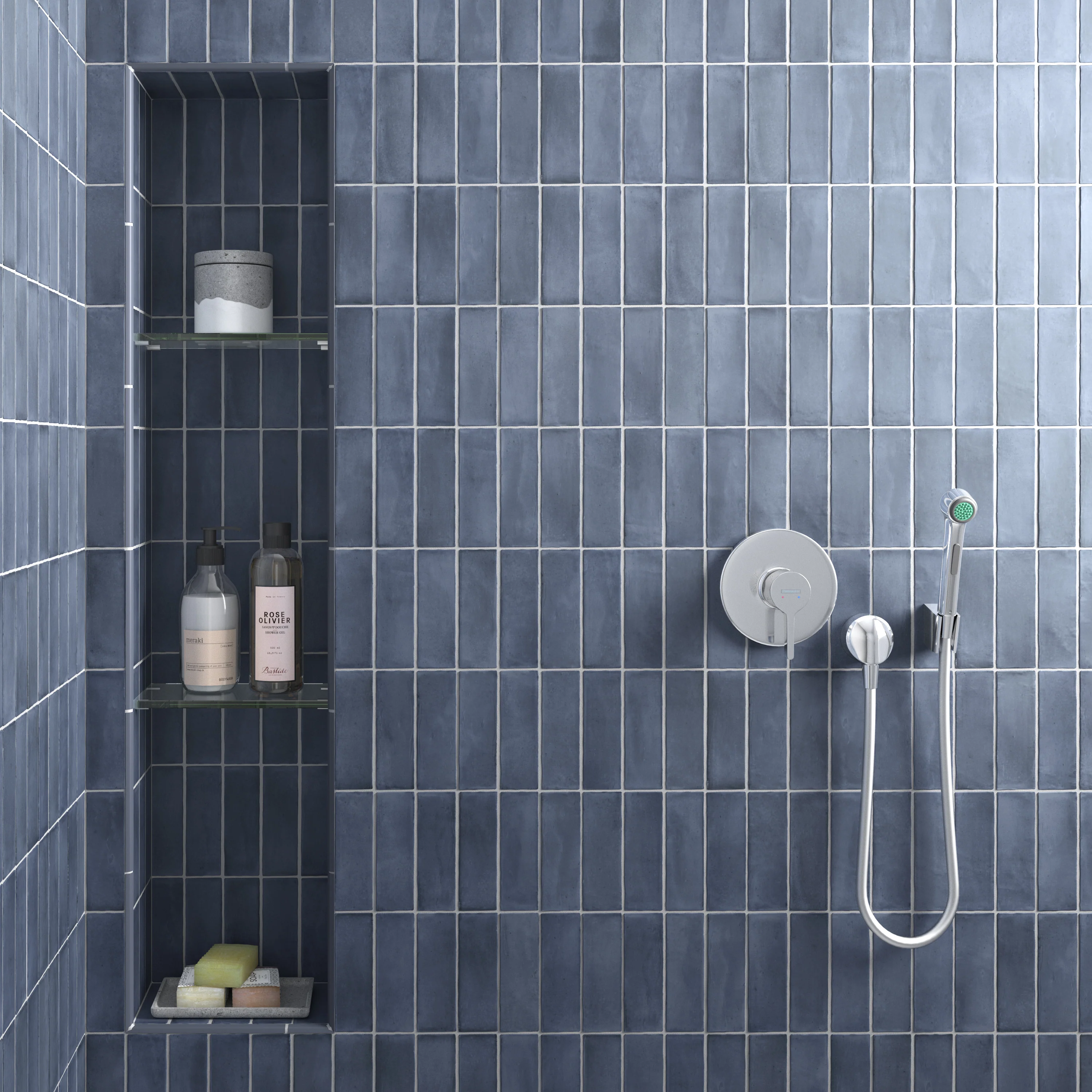 Soco Porcelain 2X6 Blue Glossy - Image 2