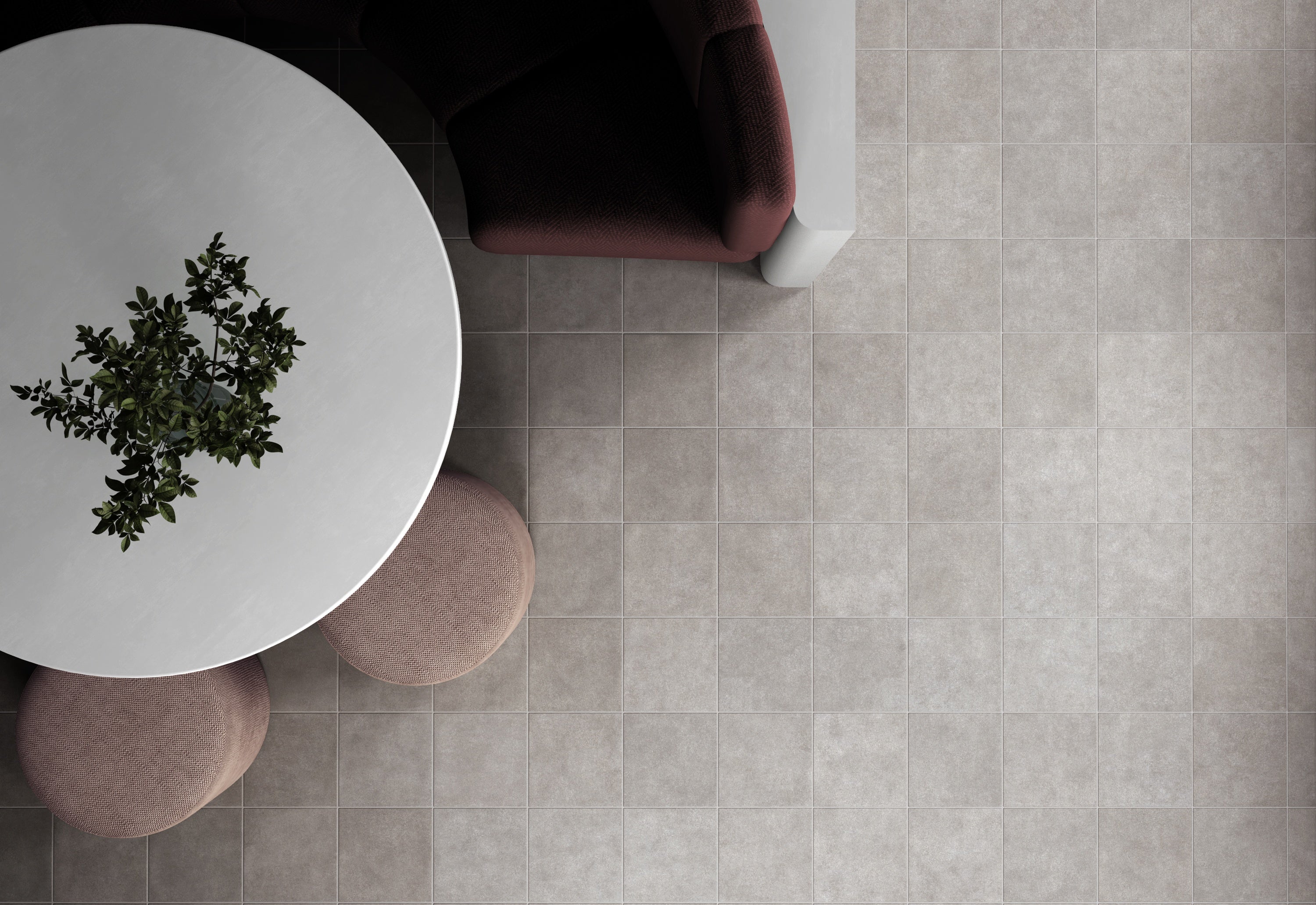 Stage Porcelain Tile 4X4 Grey Natural - Image 5