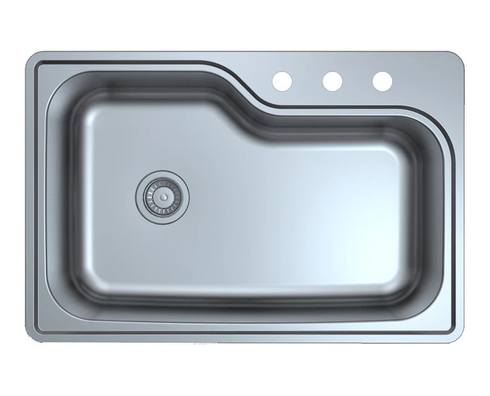 Stainless Steel Kitchen Sink 33X22