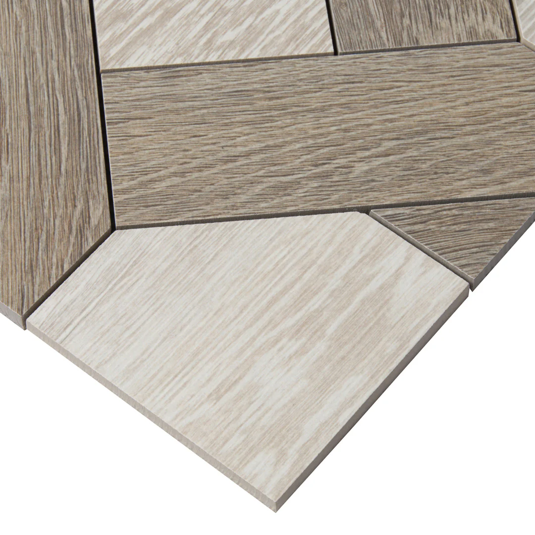 Sterling Row Classic Fit Mosaic 12X12 Charcoal Natural - Image 3