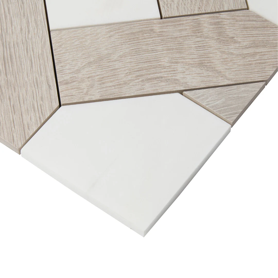 Sterling Row Classic Fit Mosaic 12X12 Linen Natural - Image 4
