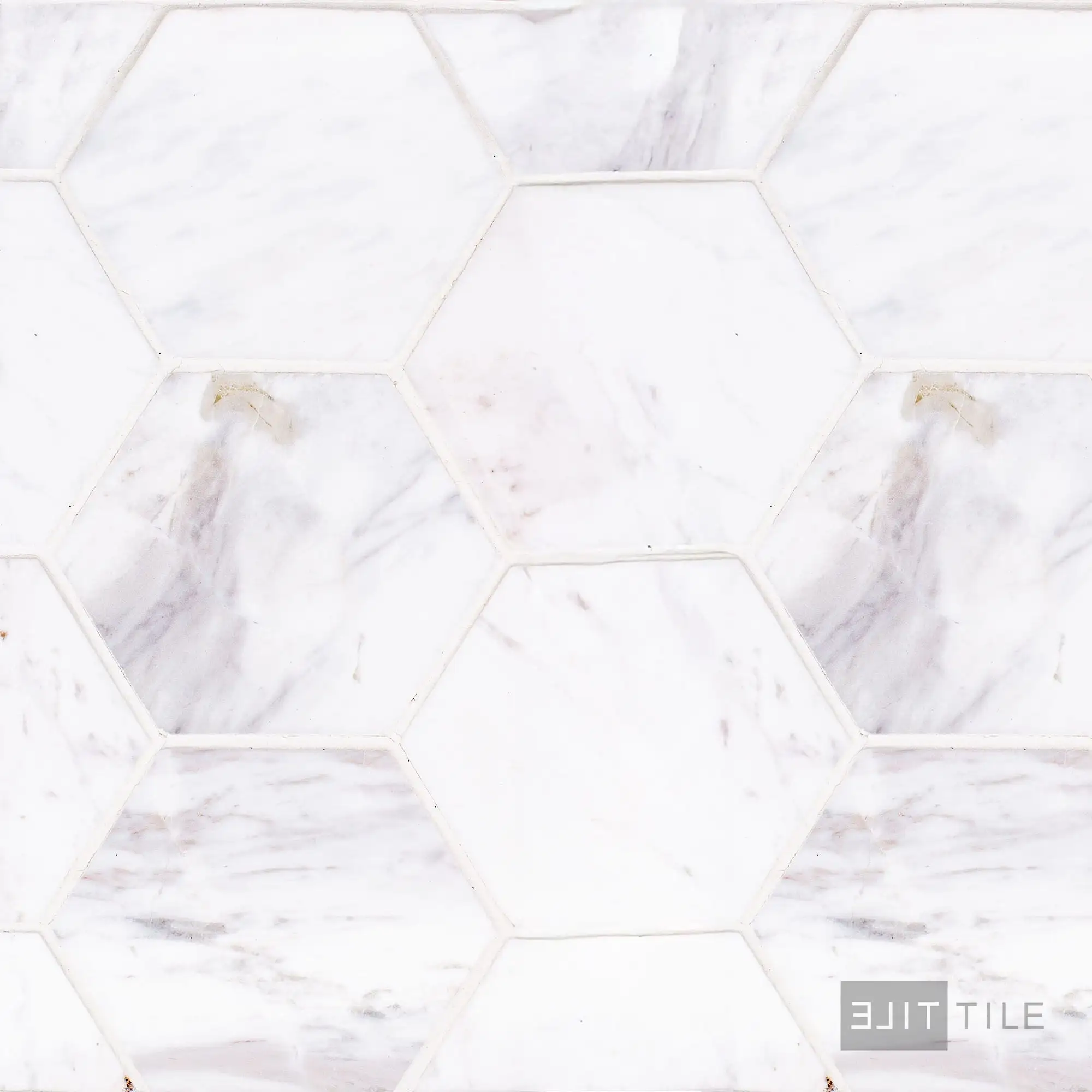 Sto-Re 4X4 Hexagon Marble Mosaic 11X11 Volakas Polished