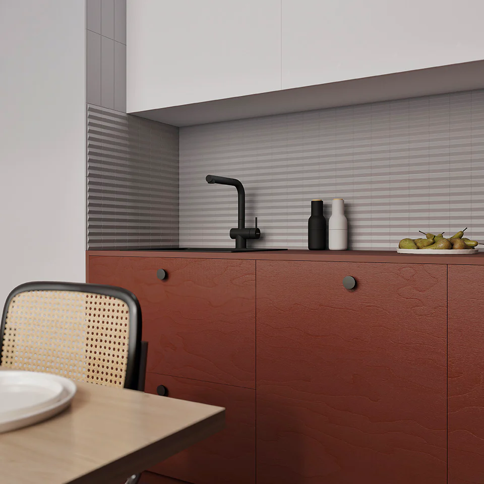 Stripes Liso XL Matte 3X12 Grey - Image 2