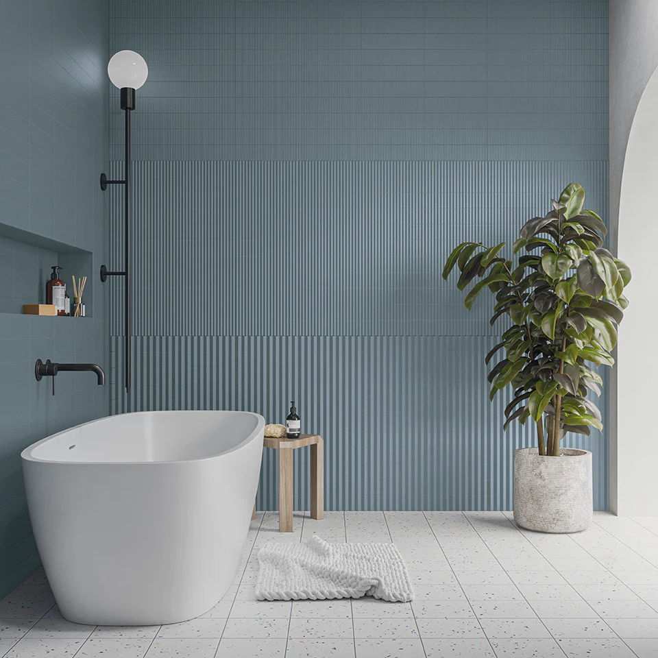 Stripes Liso XL Matte 3X12 Sky - Image 2