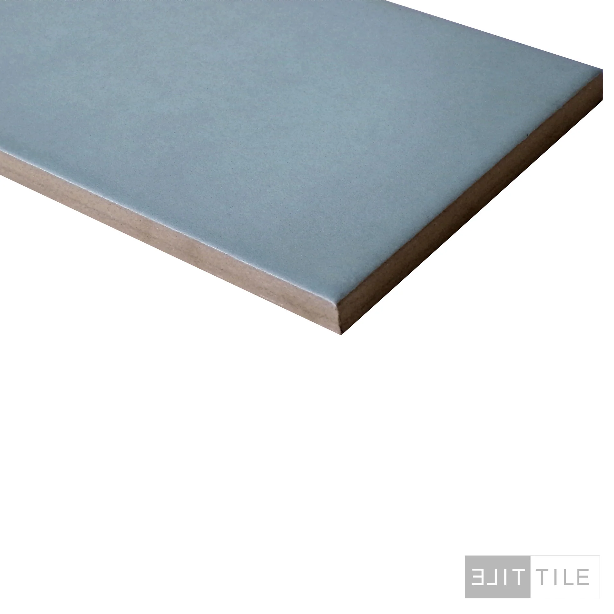 Stromboli Porcelain Tile 3.5X14.5 Bahia Blue Matte - Image 3