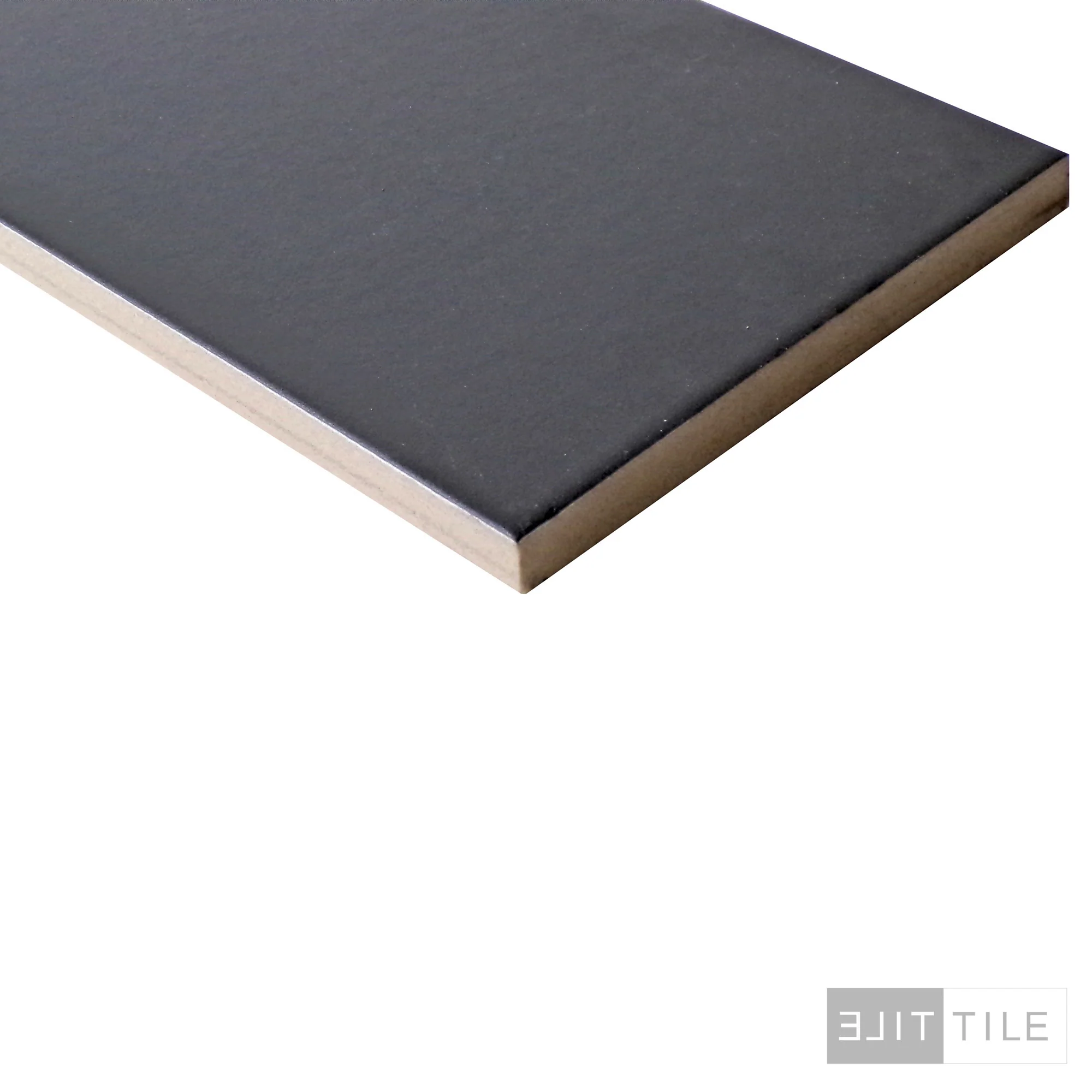 Stromboli Porcelain Tile 3.5X14.5 Black City Matte - Image 3
