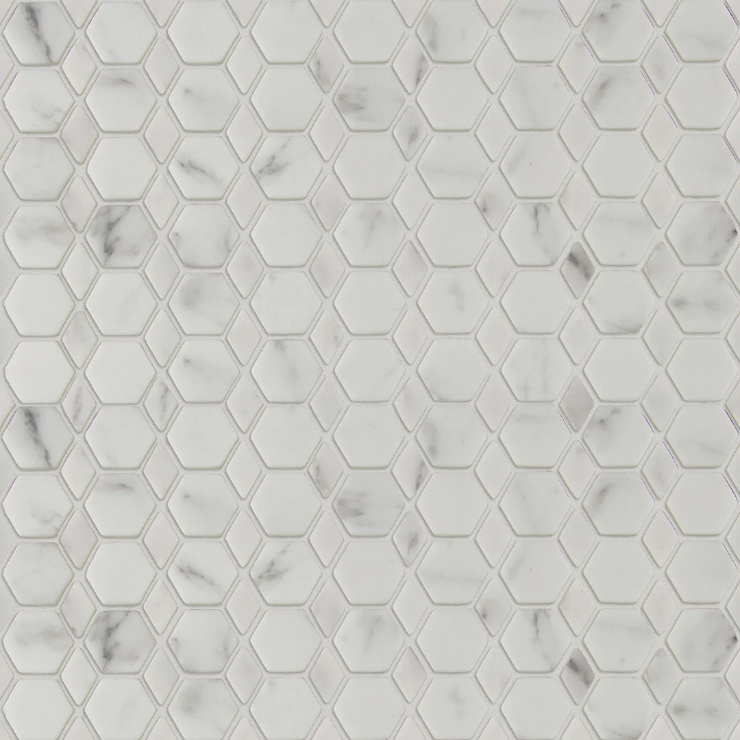 Studio Marble Impressions Linx Mosaic 12X12 Grey/White Honed