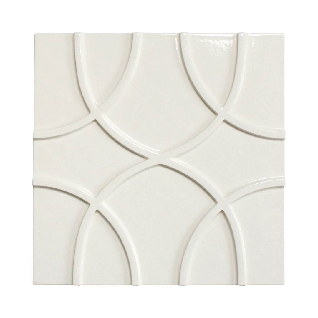Studio Moderne Deco 15X15 Ecru Gloss - Image 2