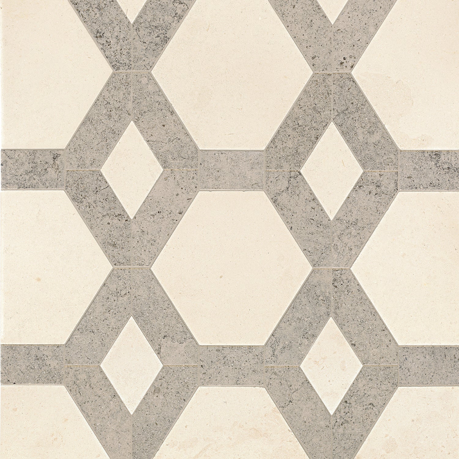 Studio Moderne Stone Mosaic 17-3/4X18 Paloma/Gascogne Blue Honed