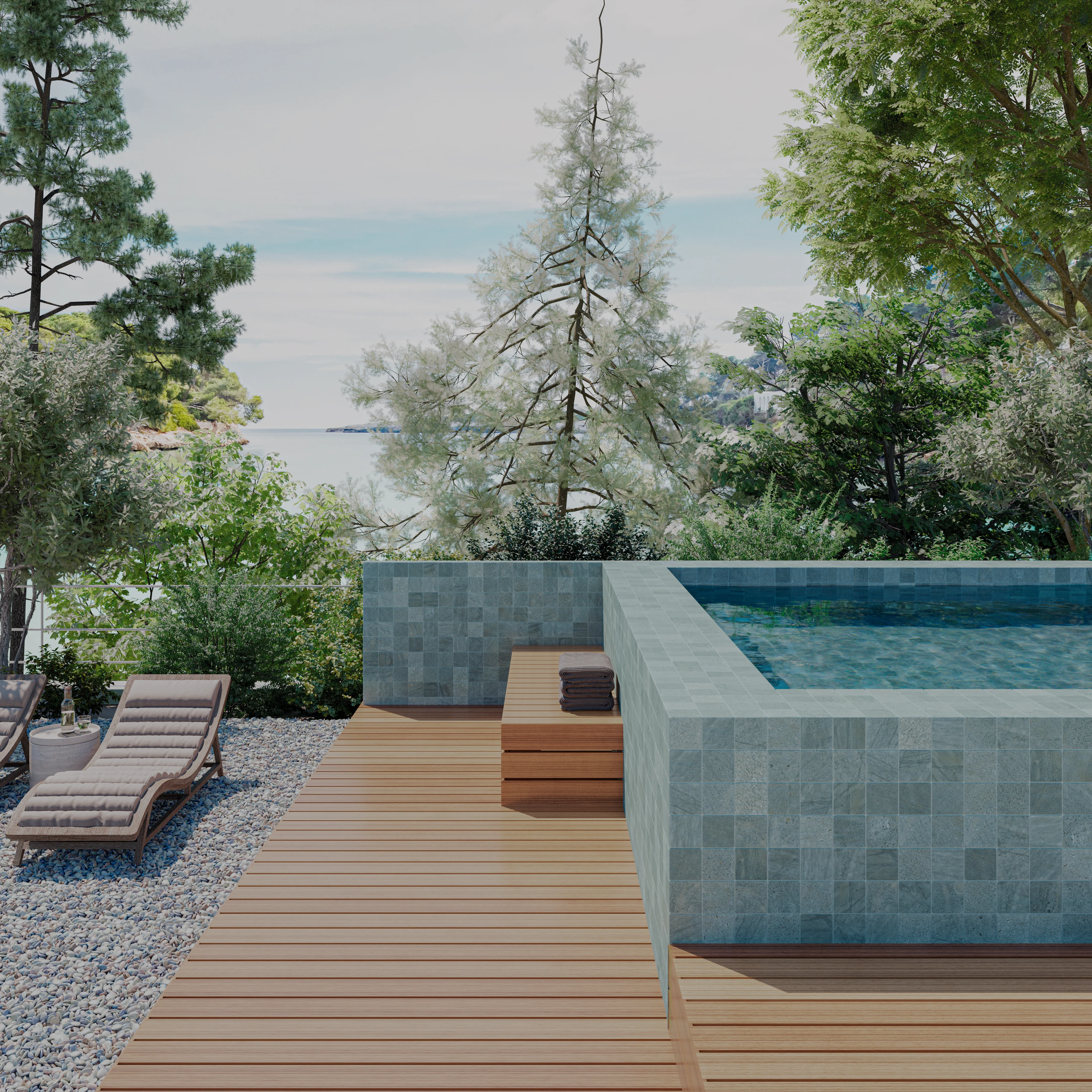 Sukabumi Matte 4.3X4.3 Blue - Image 2