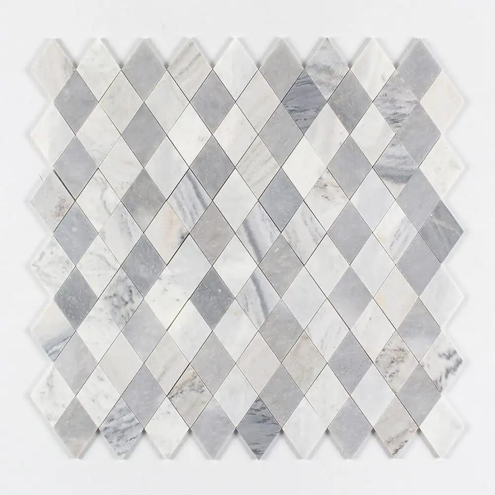 Talya Almas Mosaic 9-5/16X10.5 Afyon Grey Avenza Light Dolomite Glacier Multi Finish