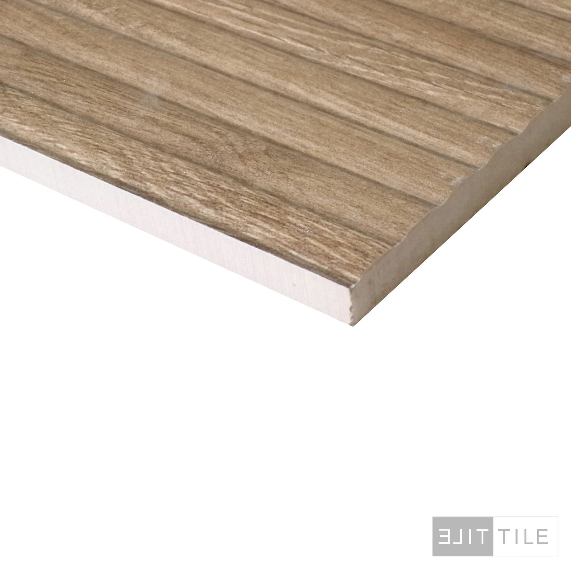 Tangram Ceramic Deco 12.4X39.4 Walnut Matte - Image 3