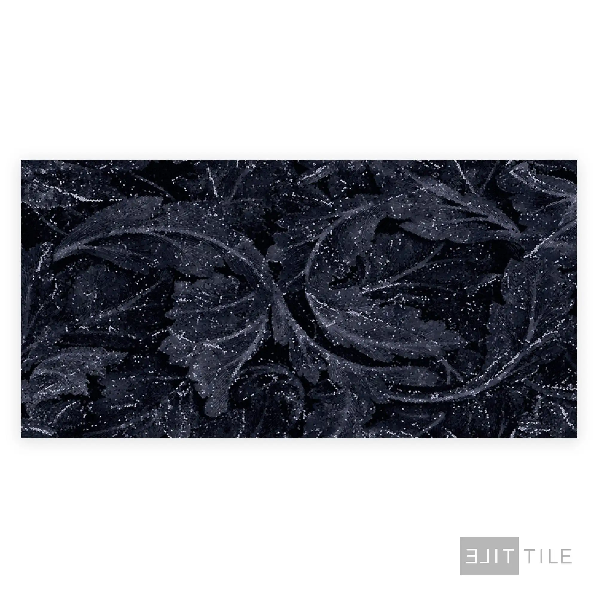 Tele Di Marmo Revolution Porcelain Large Format Decorative Field 24X48 Calacatta Black Polished - Image 3