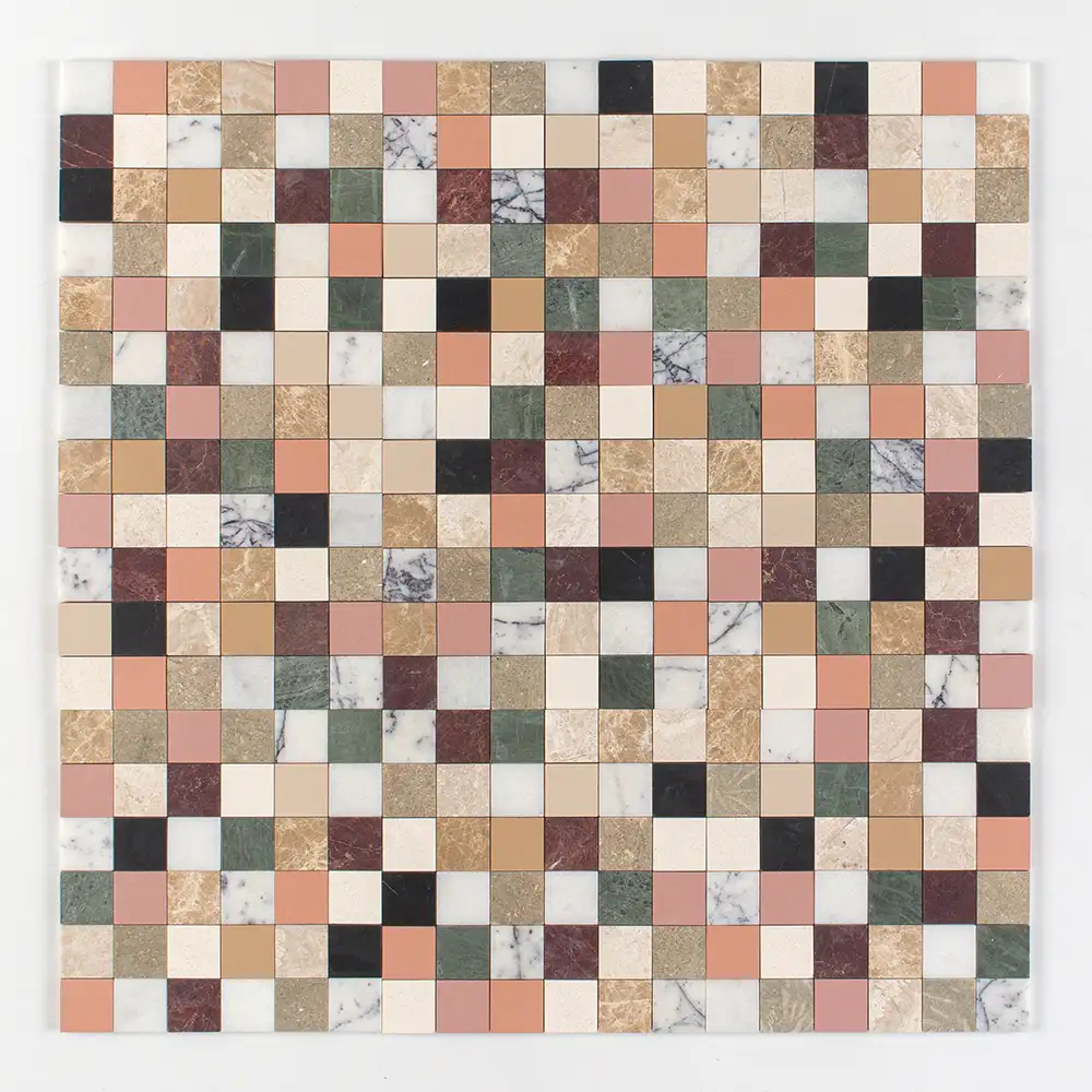 Tessa Mosaic 12X12 Blend Honed
