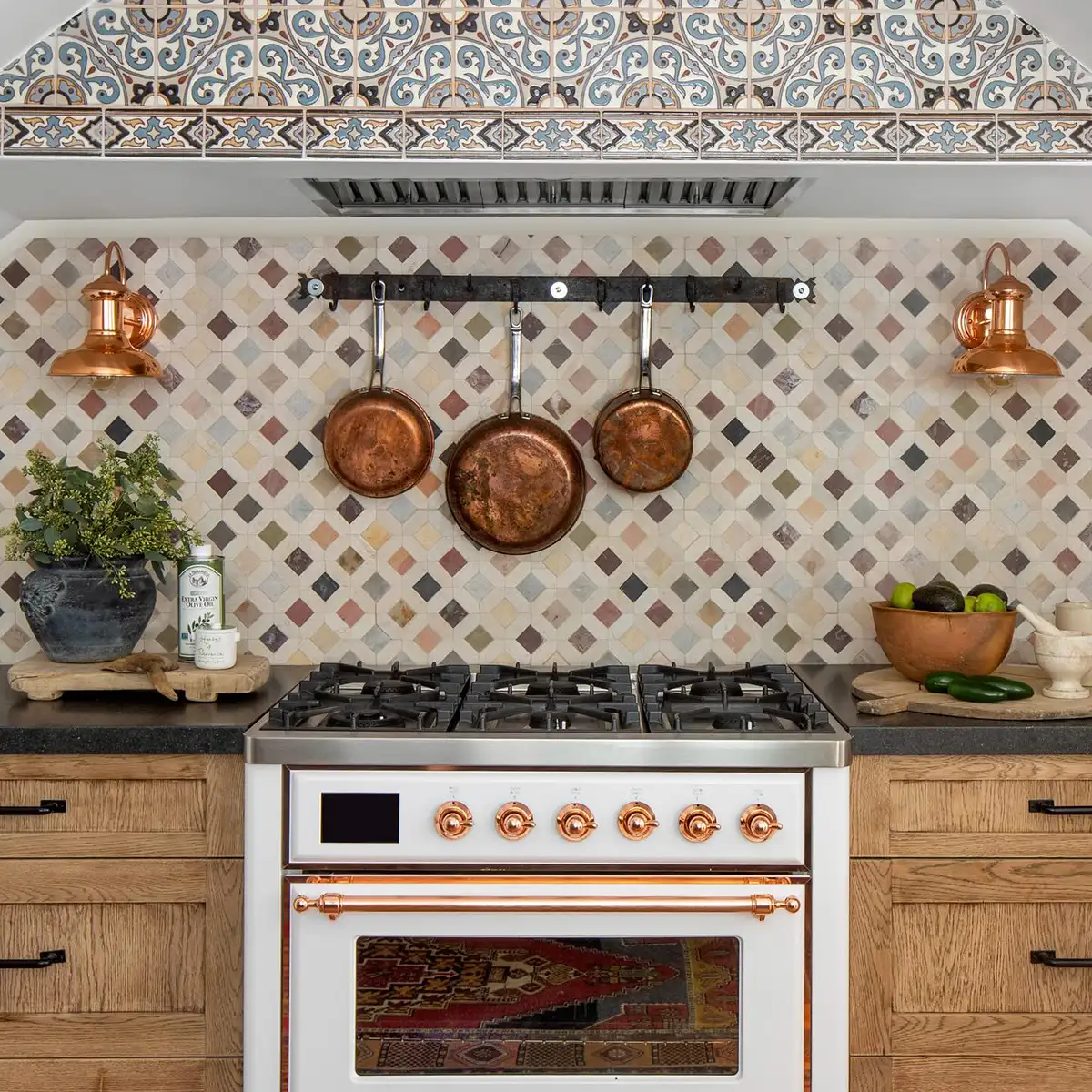 Tessa Louna Mosaic 13-7/8X14 Blend Honed - Image 2