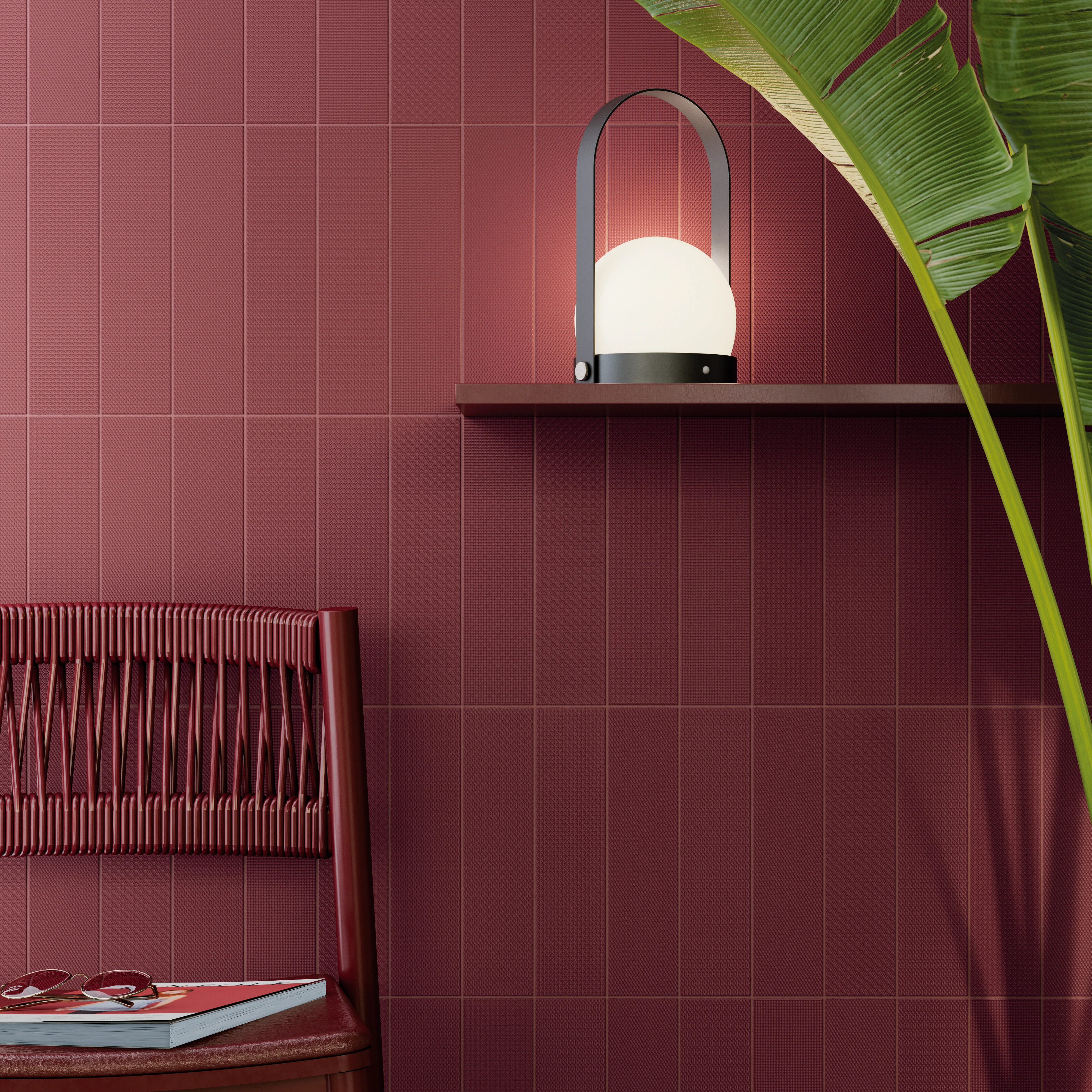 Texiture Pattern Matte 2.5X10 Garnet - Image 2