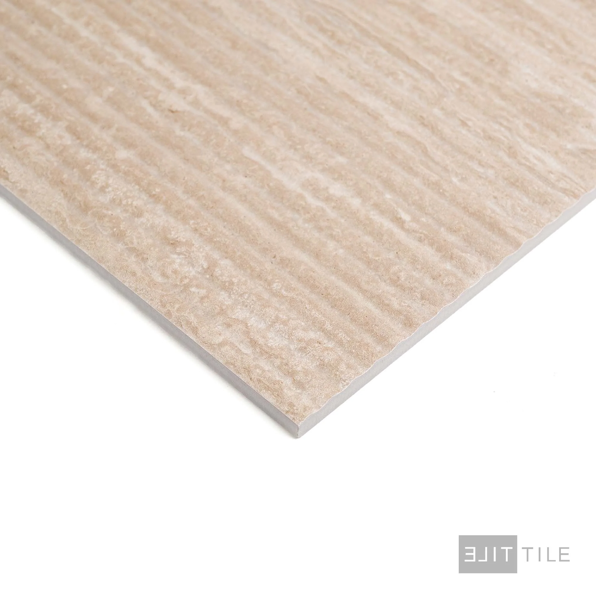 Travertine Veincut Canetto 3D 24X48 Beige Matte - Image 4