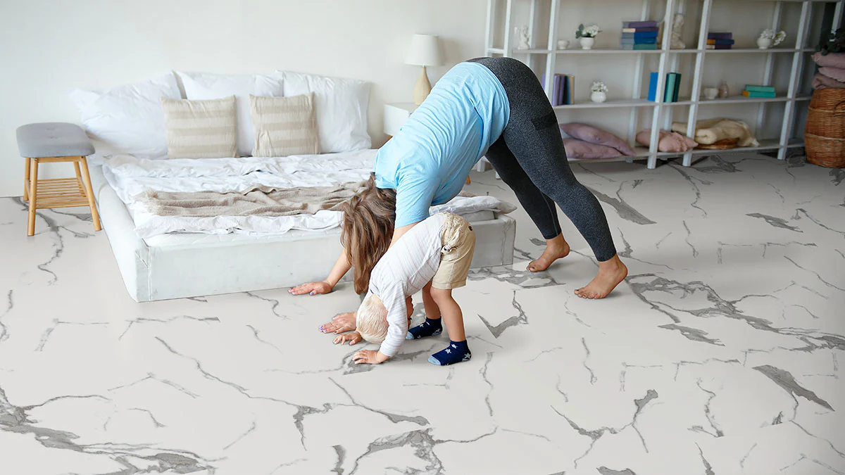 Trecento XL Calacatta Marbello 18X36 Low Gloss Luxury Vinyl Plank - Image 4